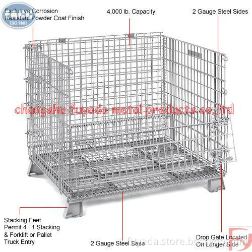 Folding Wire Container